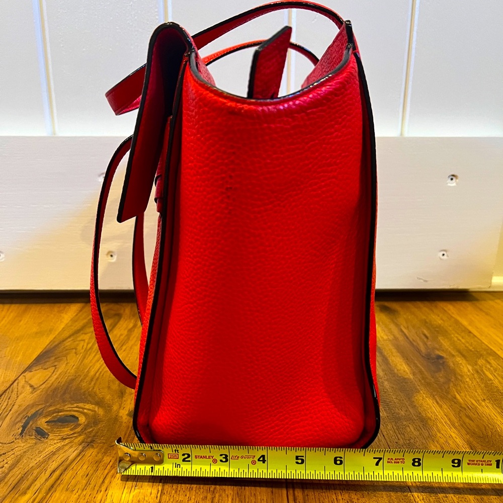 Kate Spade Red Leather Tote Bag - Picture 5 of 8